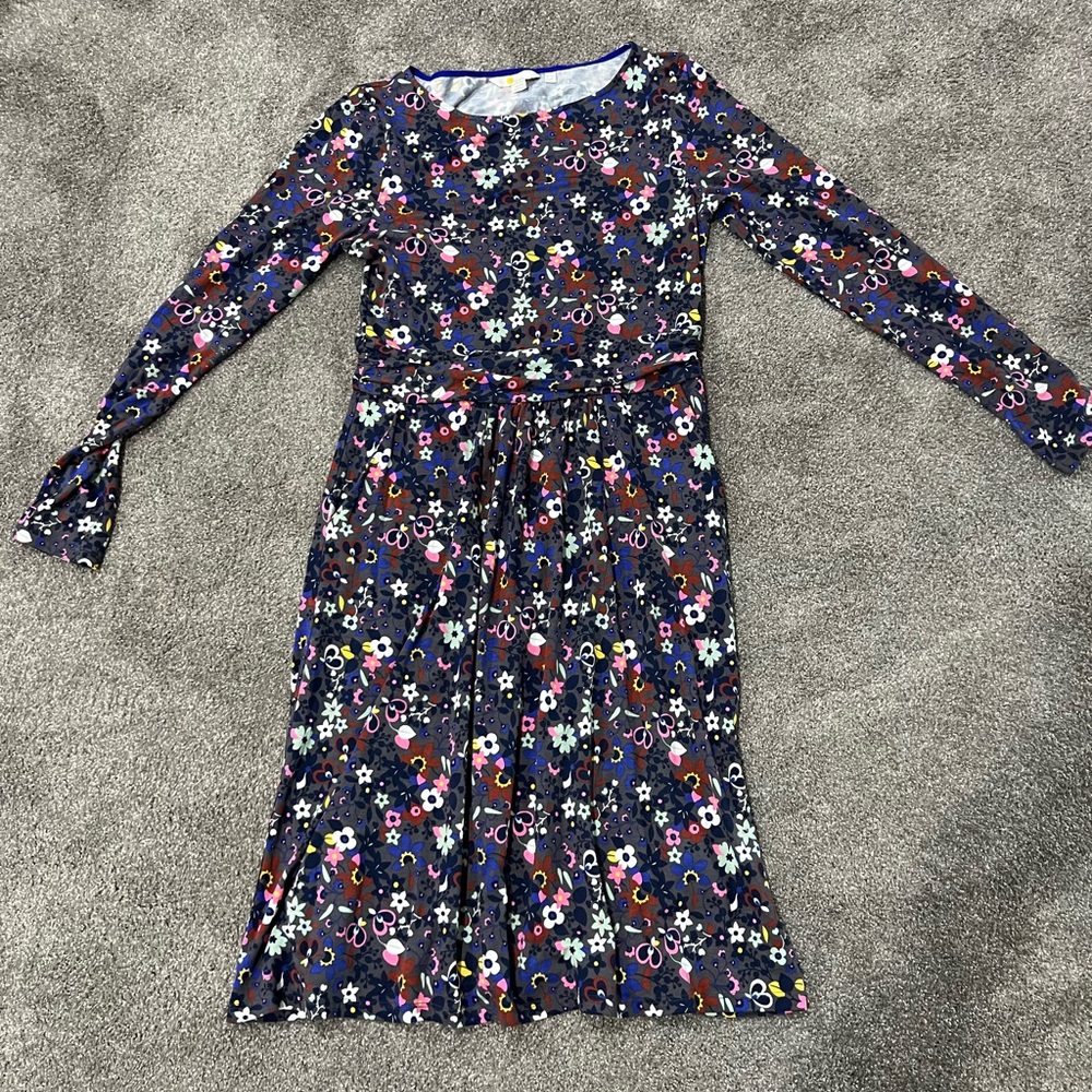 Boden pattern Abigail jersey dress
